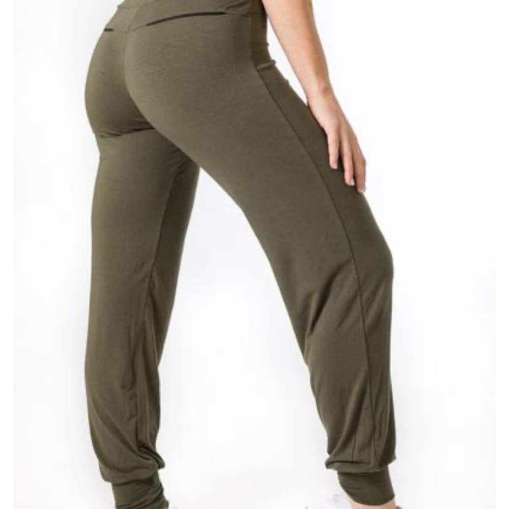 P’tula Brandi Carefree Joggers - Army Green